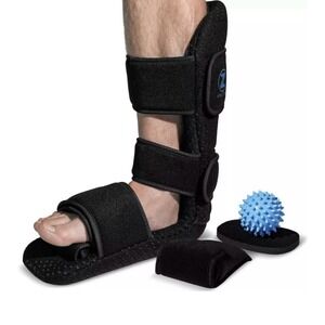 Plantar Fasciitis Night Splint -Adjustable Foot Drop Support for Plantar NEW